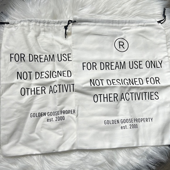 Golden Goose Handbags - Set of 2 Golden Goose Dust Bags